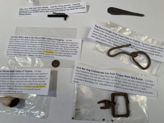 Lot of Misc Civil War Artifacts