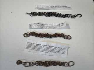 Lot of 3 civil war chains