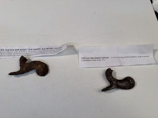 Lot of 2 Musket Hammers