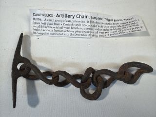 Artillery Chain Civil War Relic
