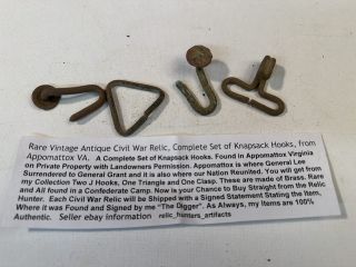 Set of Knapsack hooks