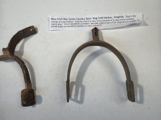 Union Cavalry Spur with Fragment