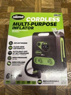 Slime Cordless Multi-Purpose Inflator with LED Display